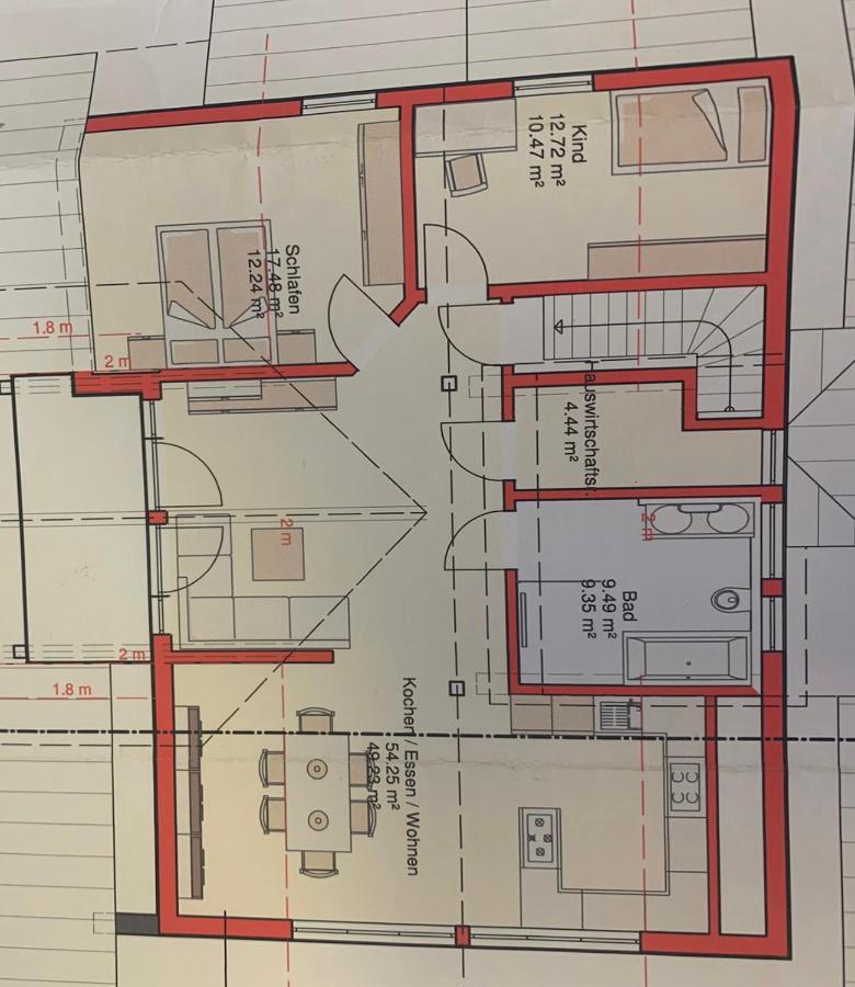 23 Neu Erbaute Ferienwohnung Mit Schloss- Und Panoramablick Halblech Buitenkant foto