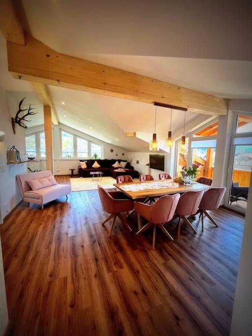 23 Neu Erbaute Ferienwohnung Mit Schloss- Und Panoramablick Halblech Buitenkant foto