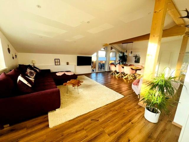 23 Neu Erbaute Ferienwohnung Mit Schloss- Und Panoramablick Halblech Buitenkant foto